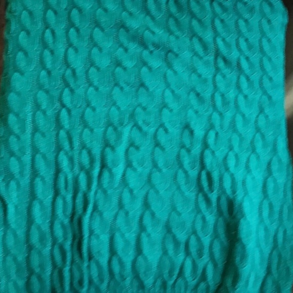 Paul & Shark green cabled V neck cotton pullover Sz XL made in Italy 🇮🇹 - Picture 3 of 7